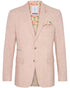 Small Check Blazer - Rose Pink